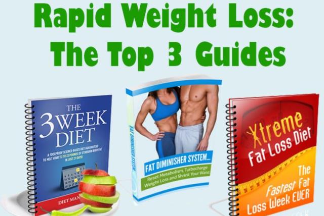 Rapid Weight Loss Diets - The 3 Guides You Need To Know (photo credit: PR)