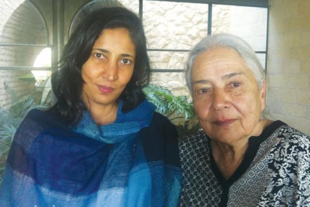 Kiran (LEFT) and Anita Desai are writers in residence at Mishkenot Sha’anim in Jerusalem for the month of May. (photo credit: LAURA KELLY)