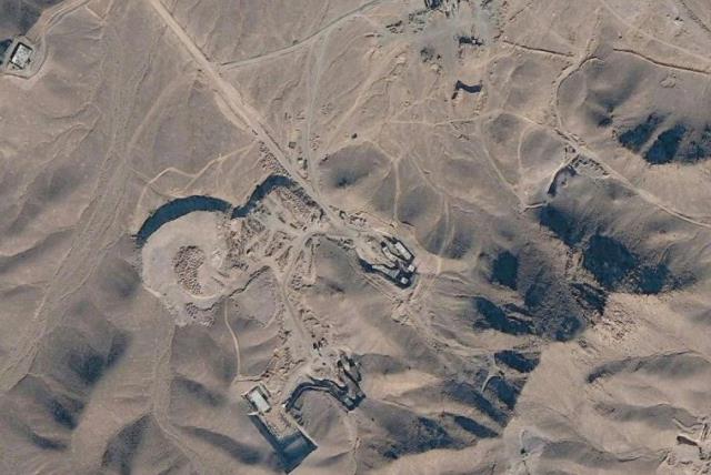 A SATELLITE view of Iran's Fordow nuclear plant. (photo credit: GOOGLE)