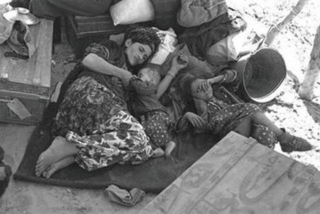A PHOTO of displaced Iraqi Jews in 1951. The government hopes to give a voice to the story of the millions of Jewish refugees (photo credit: Wikimedia Commons)